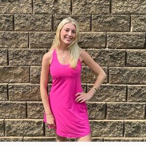 Vibrant Pink Sleeveless romper